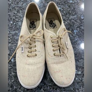 Vans Authentic Lo Pro Speckled Canvas Sneakers Size 10